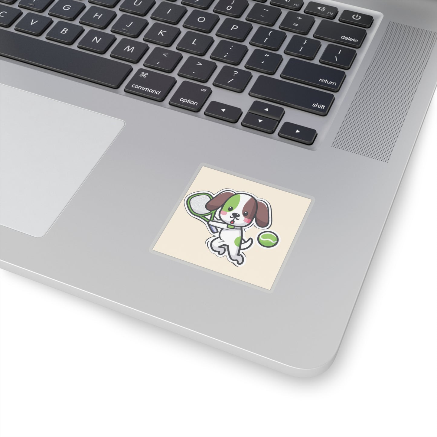 Tennis Dog Stickers (Beige)