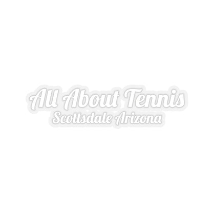 All About Tennis Scottsdale Arizona Stickers (White Lobster)