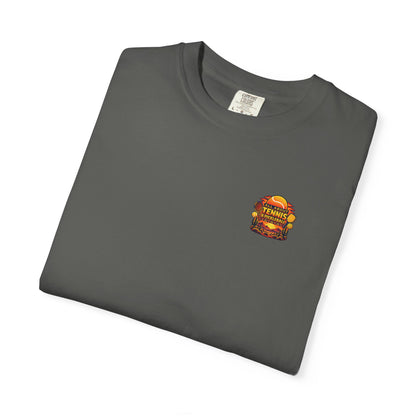 All About Tennis Sunset Garment-Dyed T-shirt