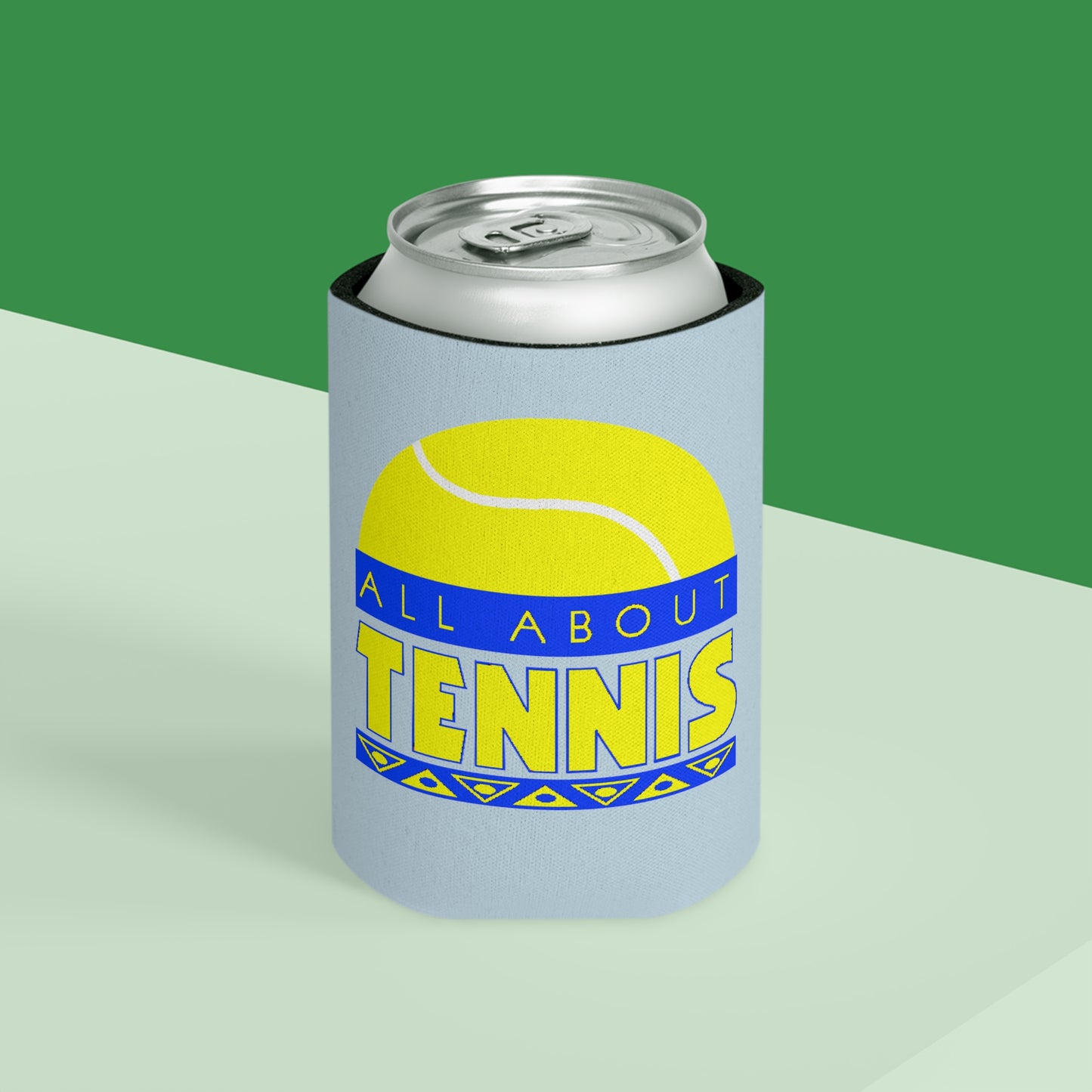 Tennis Dad Can Cooler (Blue)