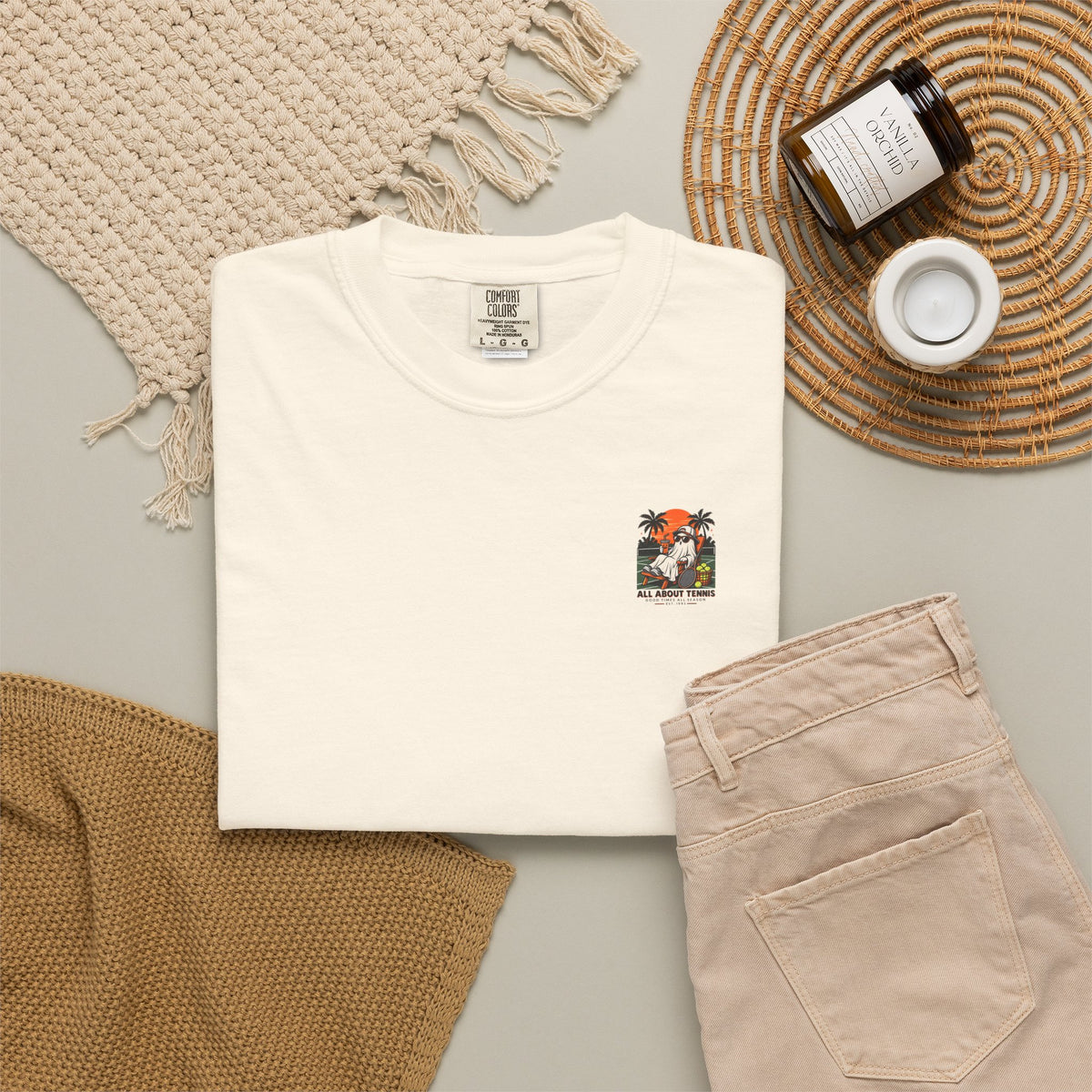 Good Times All Season Ghost Halloween Garment-Dyed T-shirt
