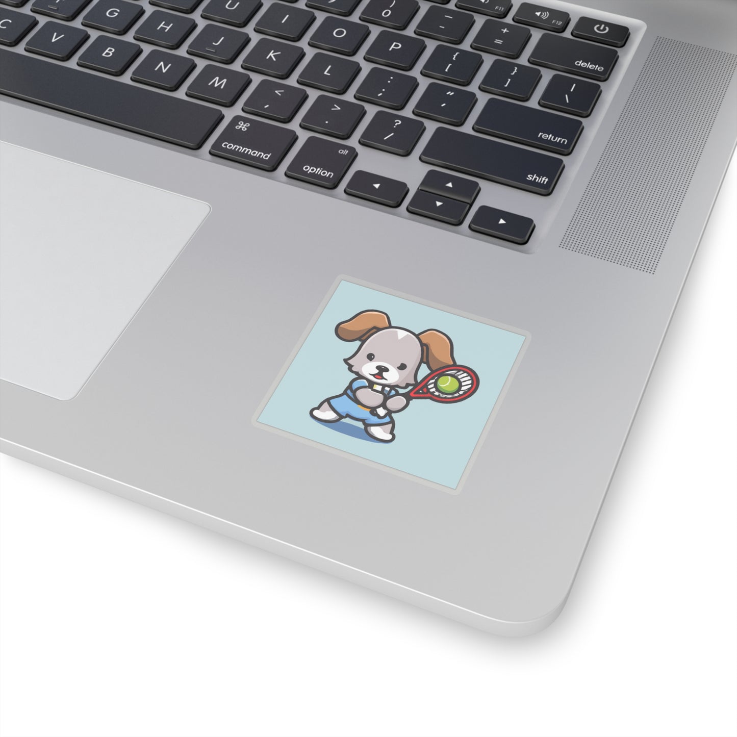Tennis Dog Sticker (Blue)