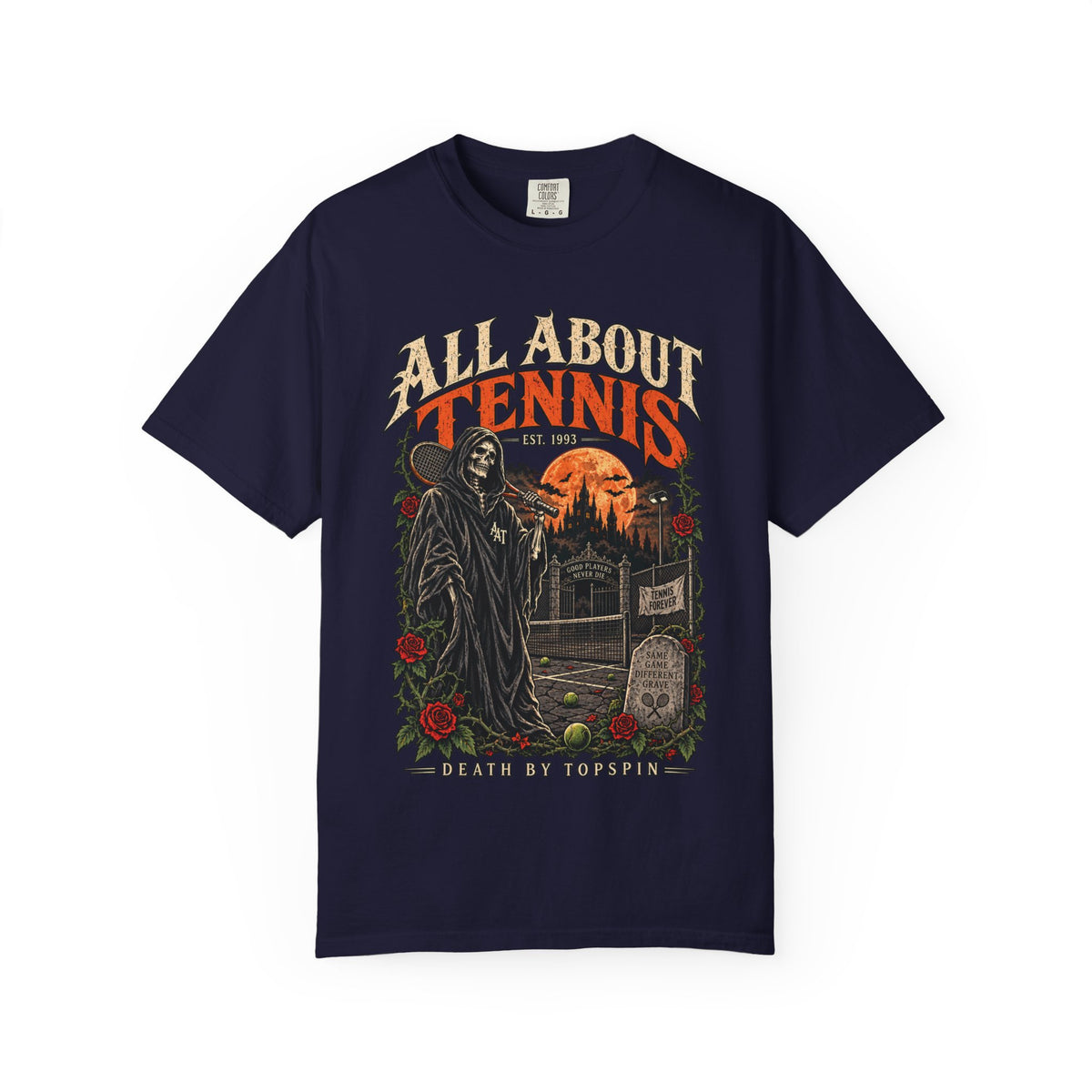 All About Tennis Halloween Garment-Dyed T-shirt