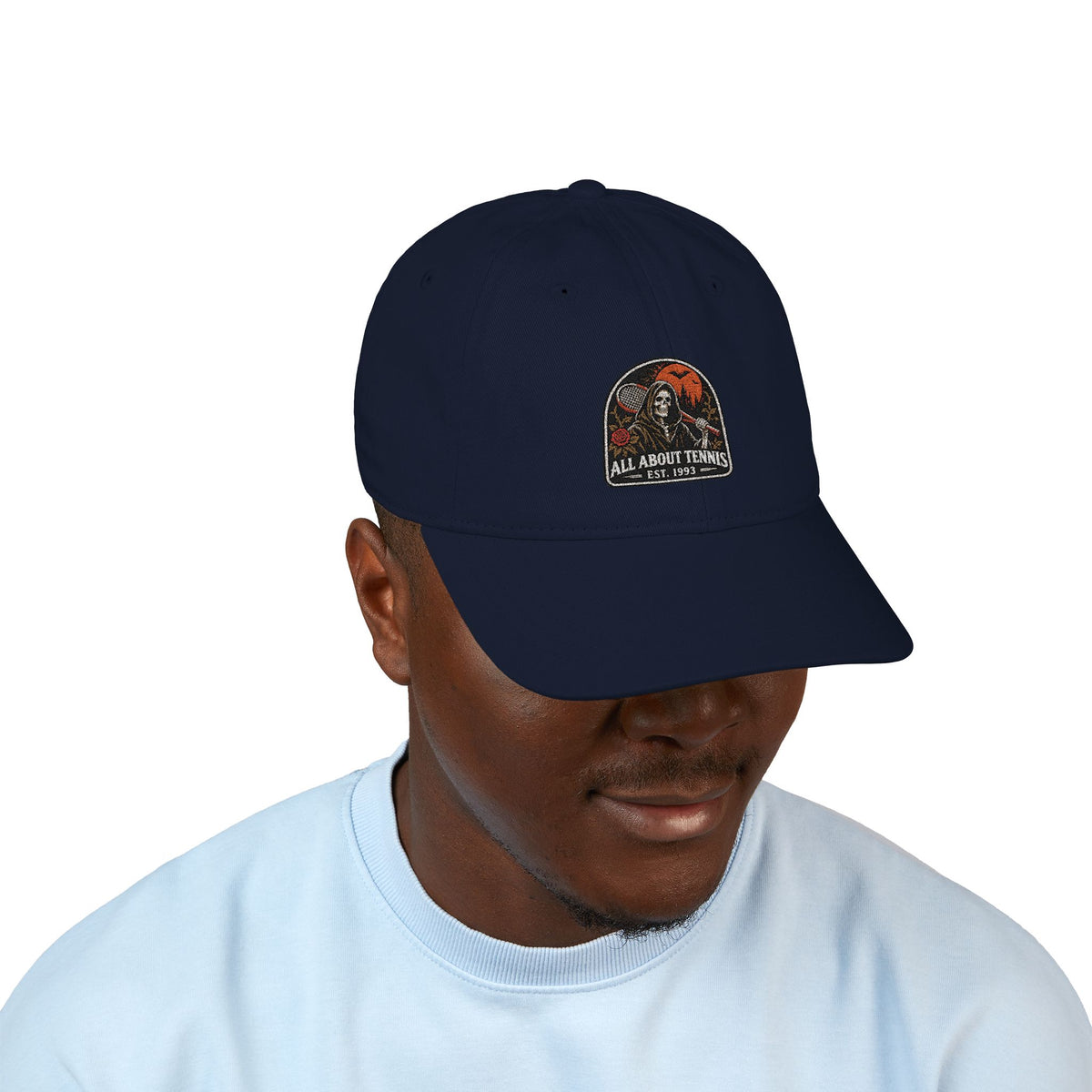 Tennis Yard Halloween Organic Baseball Cap