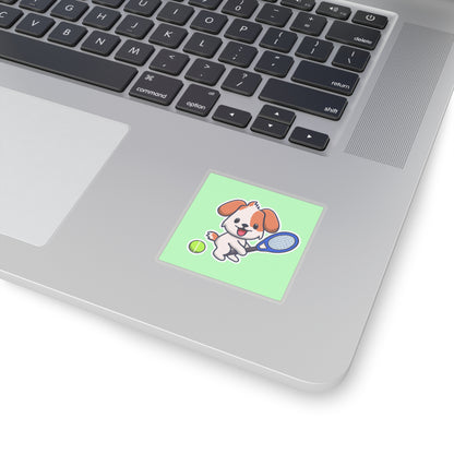 Tennis Dog Stickers (Mint)