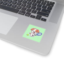 Load image into Gallery viewer, Tennis Dog Stickers (Mint)
