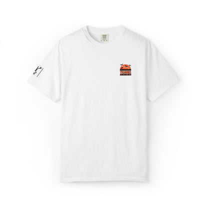 Spooky Tennis Embroidery All About Tennis Garment-Dyed T-shirt