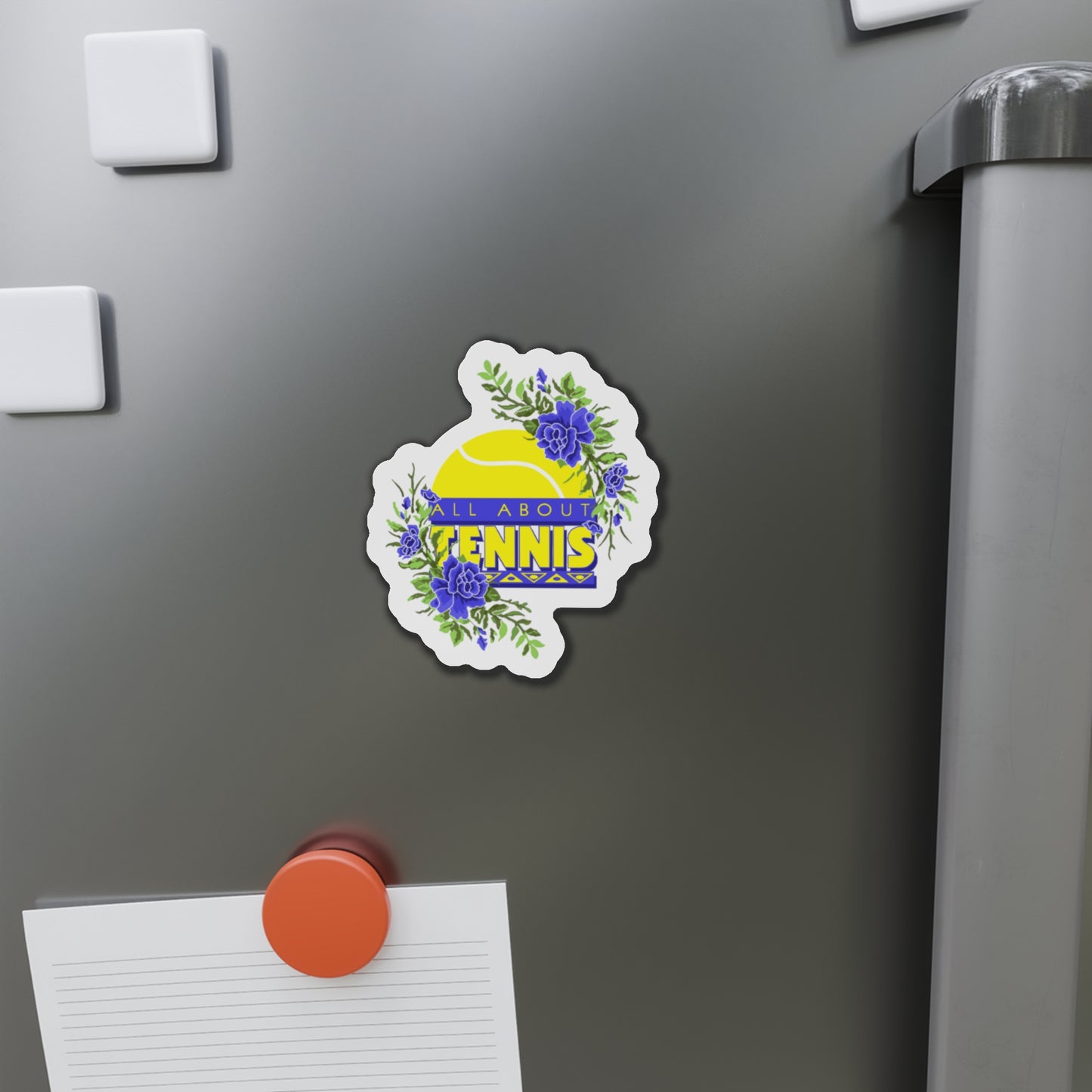 All About Tennis Floral Magnets