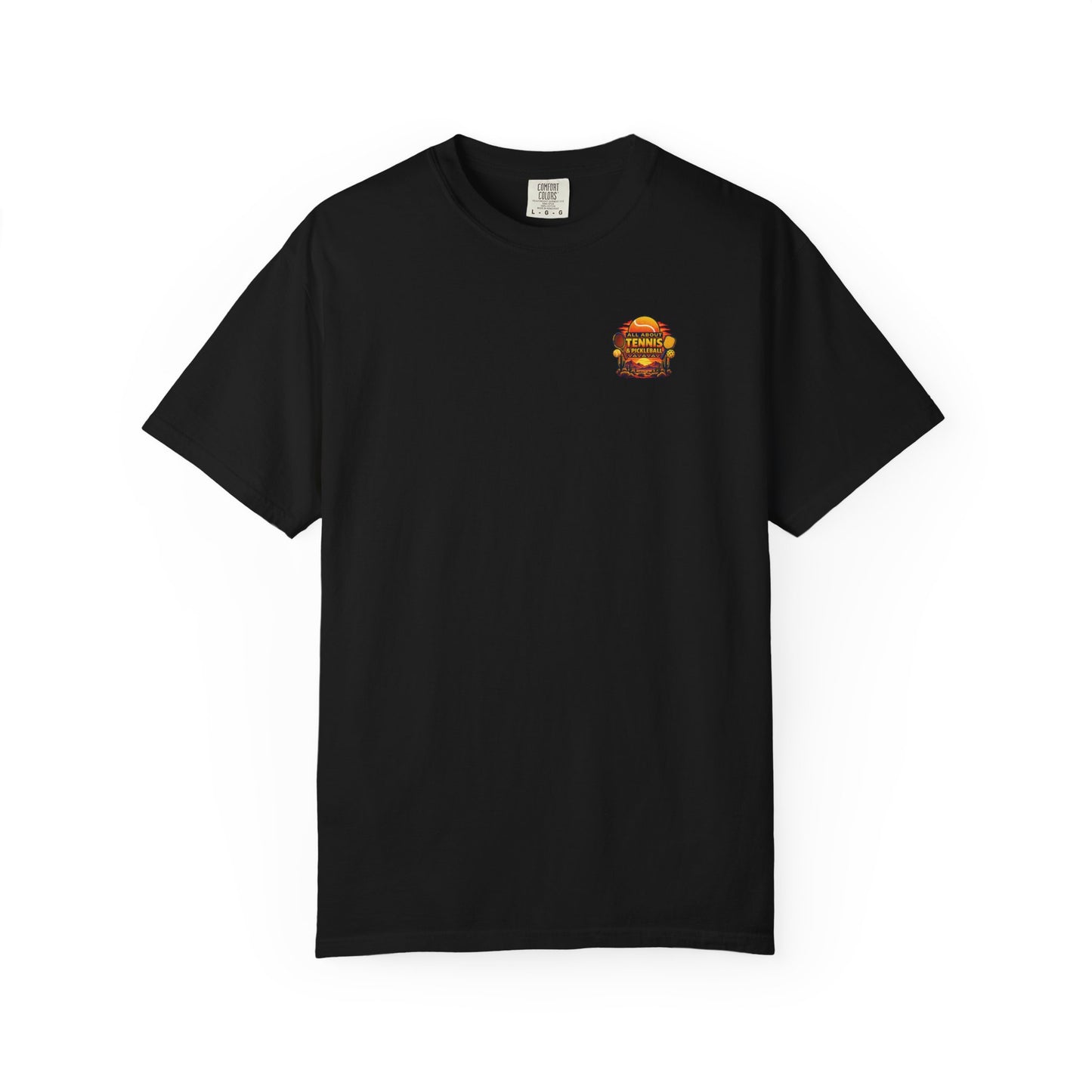All About Tennis Sunset Garment-Dyed T-shirt