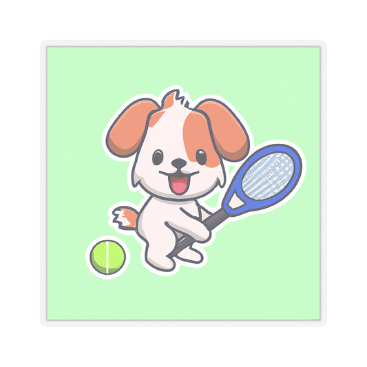 Tennis Dog Stickers (Mint)