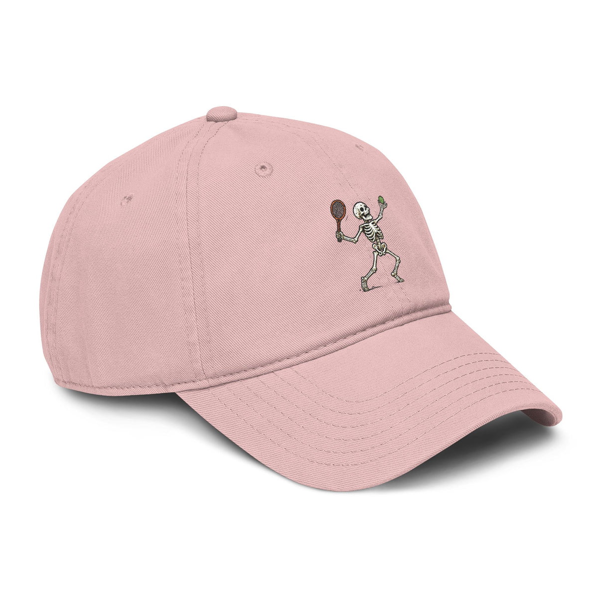 All About Tennis Skeleton Garment Washed Baseball Cap
