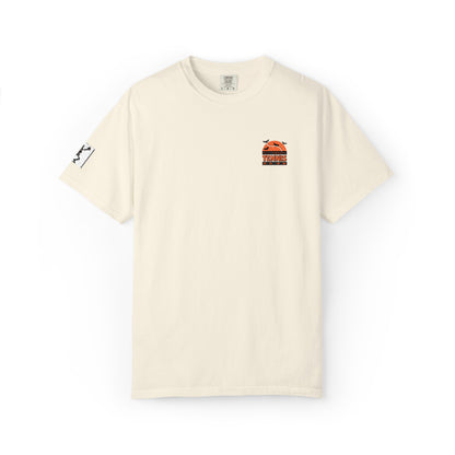 Spooky Tennis Embroidery All About Tennis Garment-Dyed T-shirt