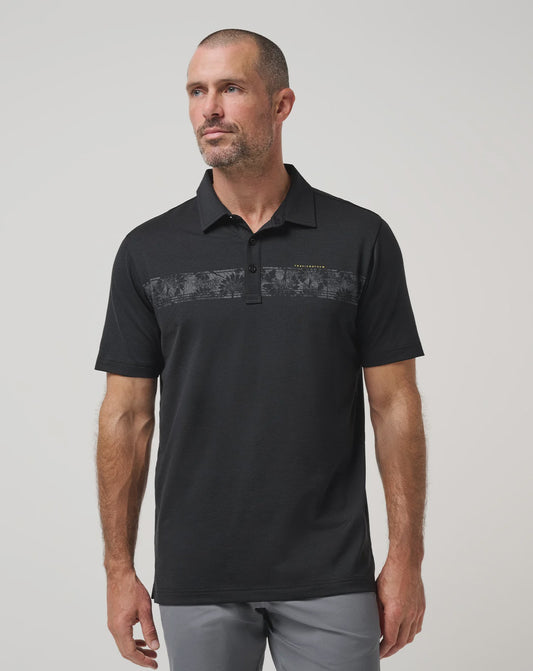 Travis Mathew Performance Jersey Flight- Black
