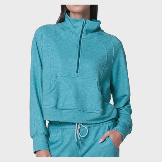 Lucky in Love Women's Renew 1/4 Heather LS - CX079-90D301 PSDN