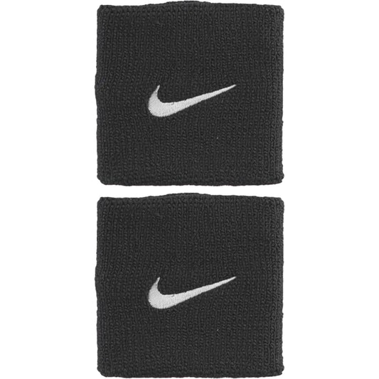 Nike Swoosh Single Classic Wristband- Black/White