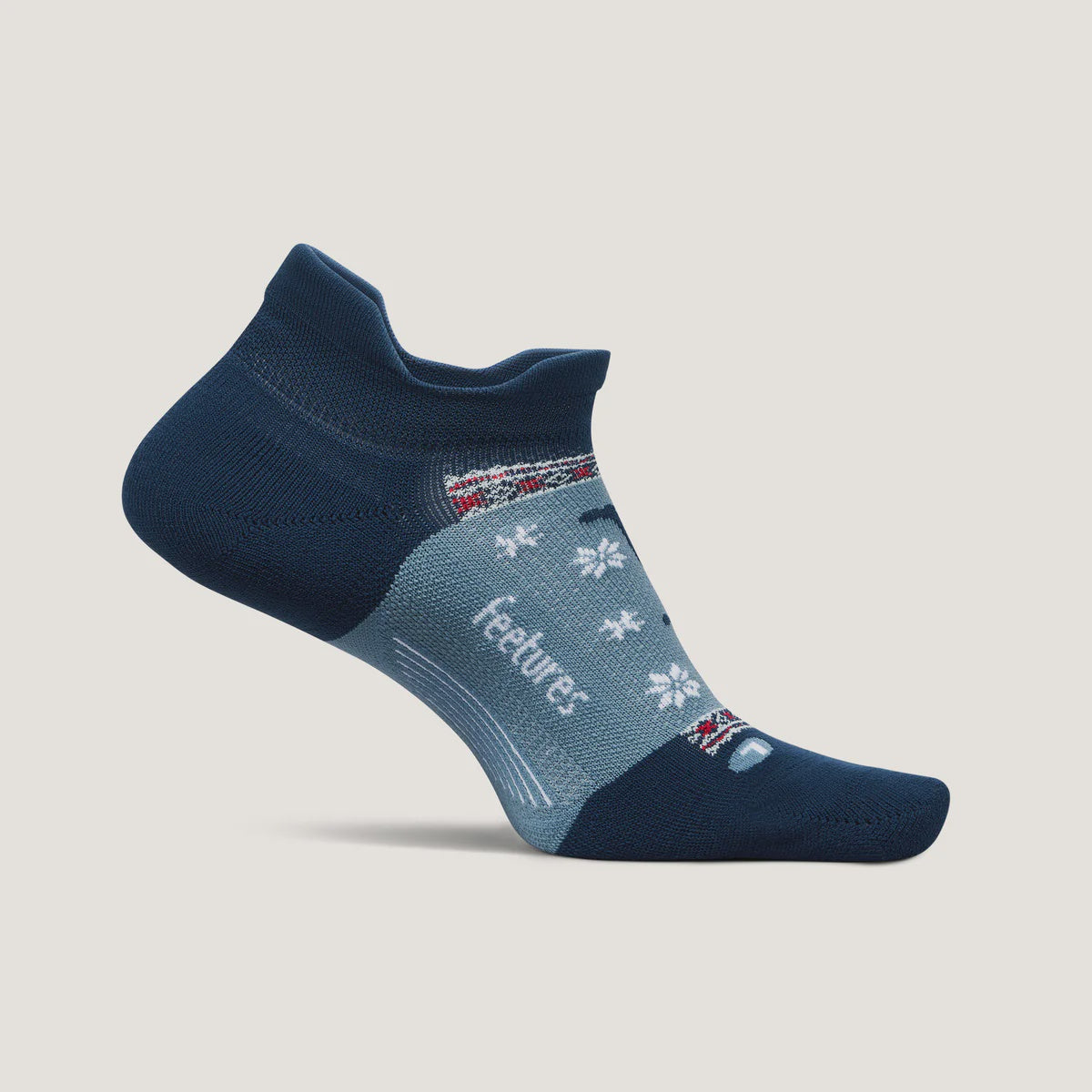 Feetures Elite NST Holiday Run Blue
