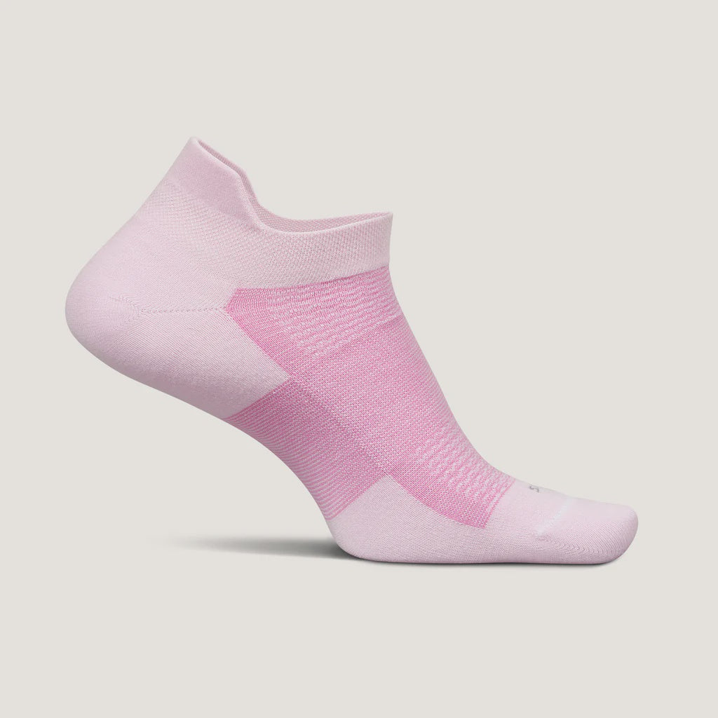 Feetures High Performance No Show Tab - Strawberry Milk