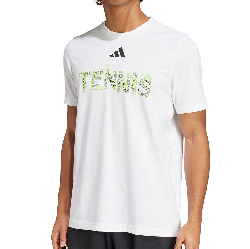 adidas Men's Graphic Tee Shirt - Tennis