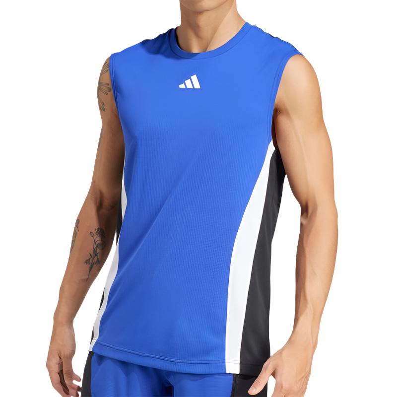 Adidas Men's Heat RDY Tank Lucid Blue - IW6422