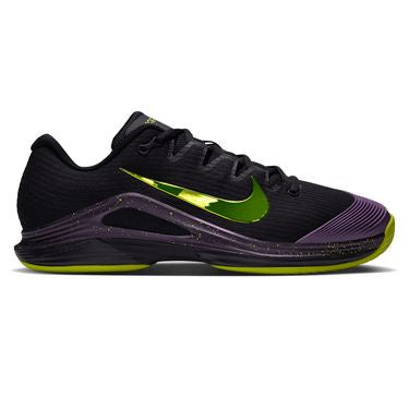 Nike Men's Vapor 12 Clay JA6917-001 Black/Lemon Venom