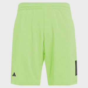Adidas Men`s Club 3 Stripe 7 inch Tennis Shorts Lucid Lemon