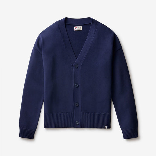 Fila Men's Baseline Cardigan - Navy
