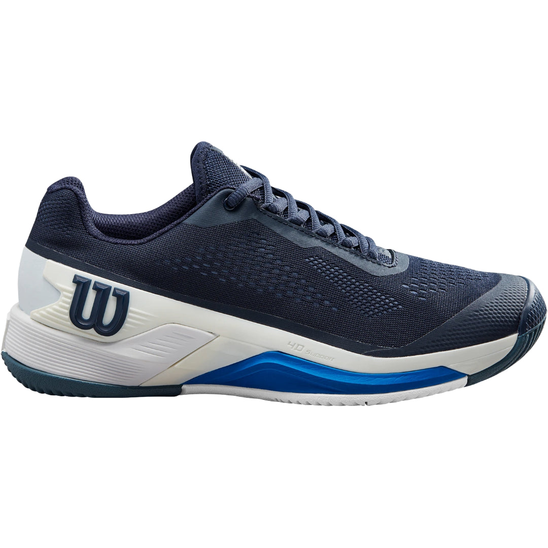 Wilson テニスシューズ RUSH PRO 4.0 MNI 27cm Wilson Men's Rush Pro 4.0 Tennis Shoes - Navy Blazer/Lapis Blue