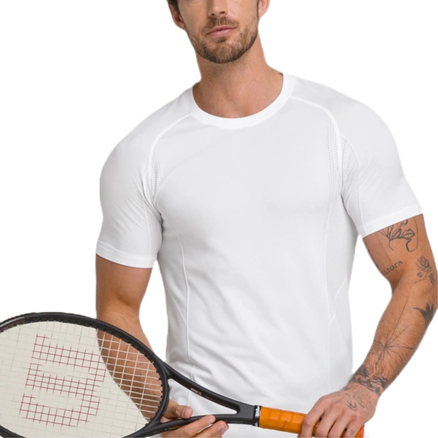 Wilson Men's Players Seamless Crew - White