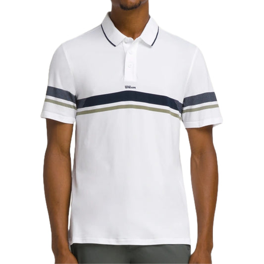 Wilson Men's All Season Polo - White / Navy