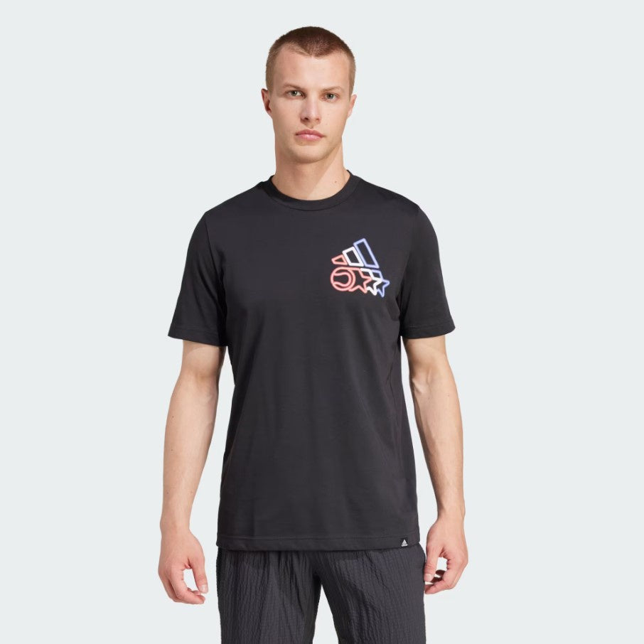 Adidas Men's Graphic Tee Shirt - Tennis City Lights