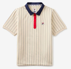 Fila Junior Polo -  Angora/Fila Navy/Fila Red
