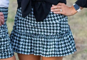 The Bubble Lawley Skirt - Houndstooth