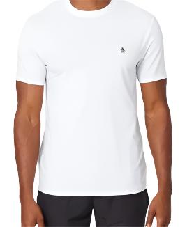 Penguin Men's Core Performance Crew - Bright White