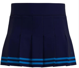 Original Penguin Ladies Contrast Hem Skirt - Black Iris