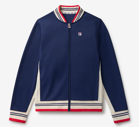 Fila Performance Iconic Settanta Jacket -NAVY/GARDENIA/FILA RED
