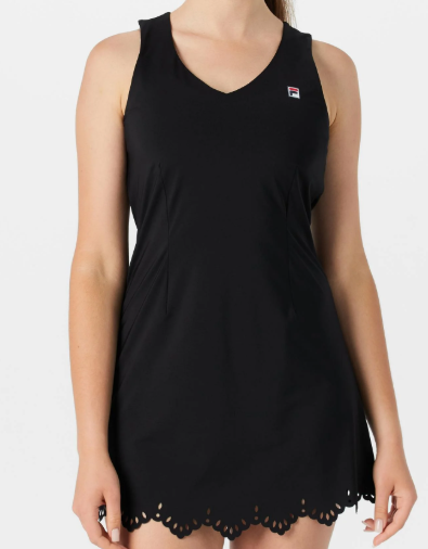 Fila Women's Essentials Lasercut Dress - Black TW31D044