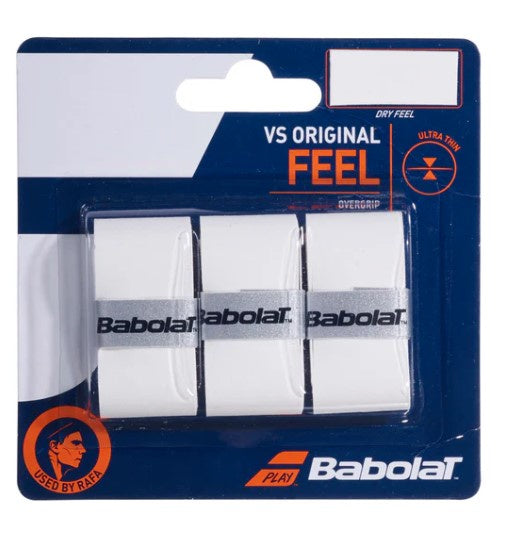 Babolat VS Original Feel Overgrip -White -3 Pack