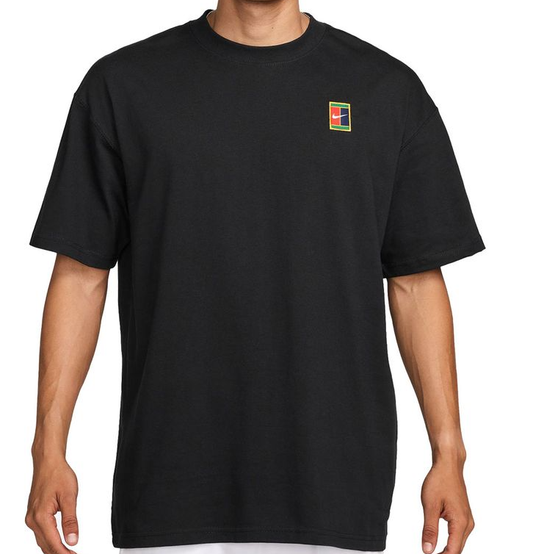Nike Court Men's Heritage Tee Shirt - Black  HJ3362-010