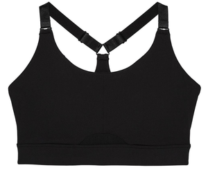 Fila Women`s Support Bra with Adjustable Straps - Black