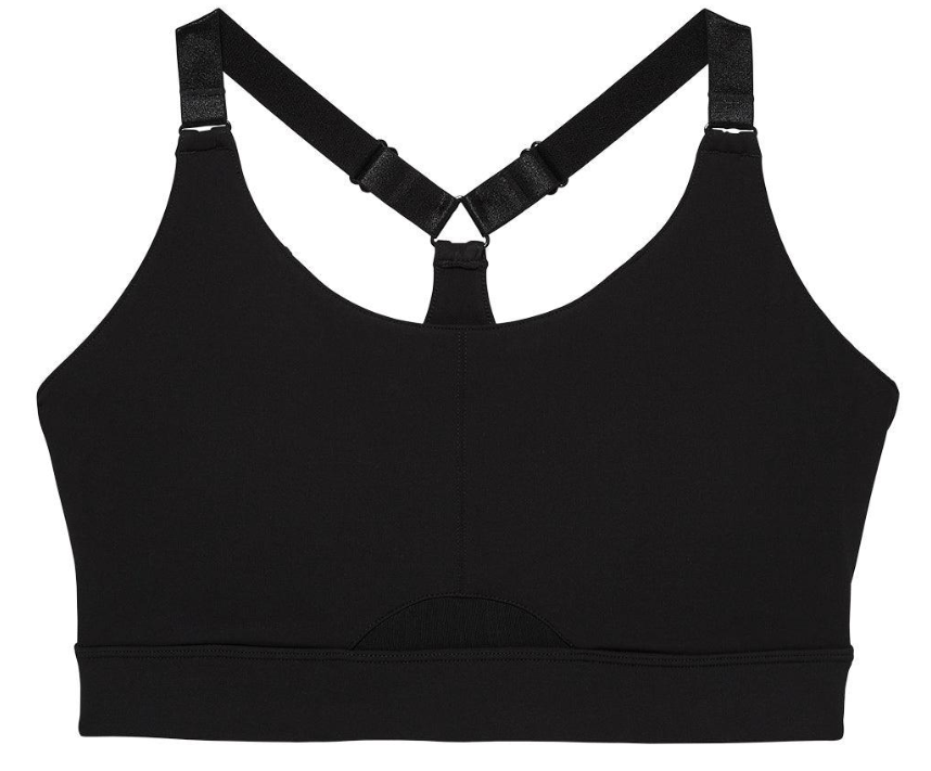 Fila Women`s Support Bra with Adjustable Straps - Black