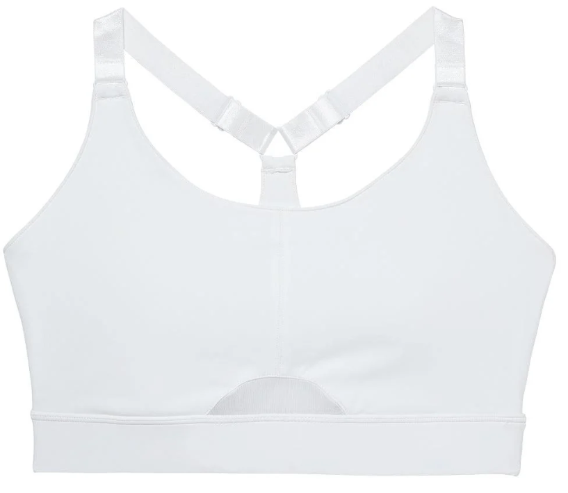 Fila Women`s Support Bra with Adjustable Straps - White