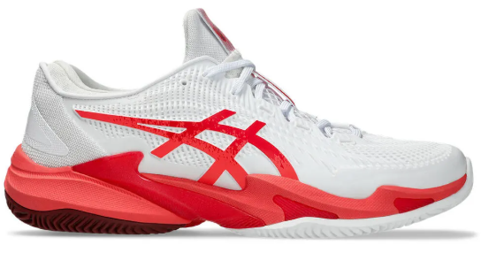 ASICS Men's Court FF 3 Novak - White/Electric Red