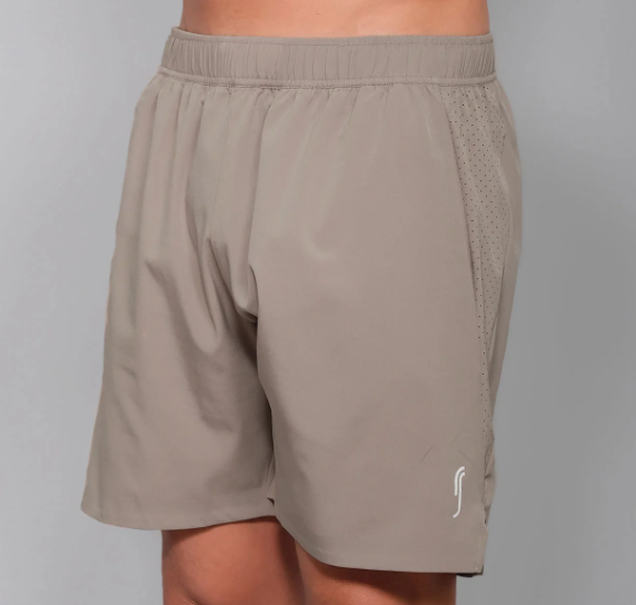 RS Sports Men's Performance Shorts Side Mesh - Green
