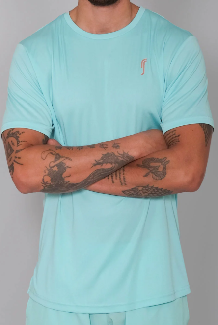 RS Sports Men's Performance Tee - Ace Blue