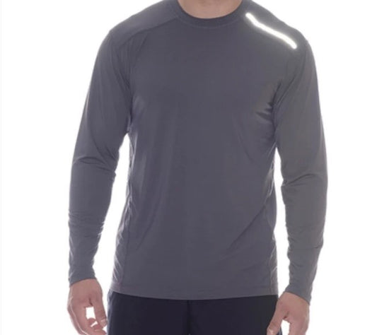 Men's BloqUV Jet T Long Sleeve -Smoke 12002