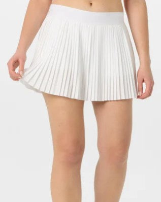 Adidas Women's Club Pleated Skirt- White JD6116