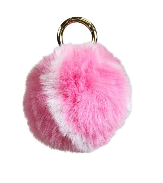 Racquet Inc Furry Tennis Ball Keychain - Pink