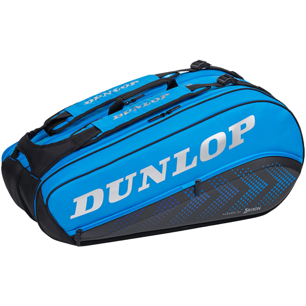 Dunlop FX Performance 8 Racquet Bag - Black/Blue