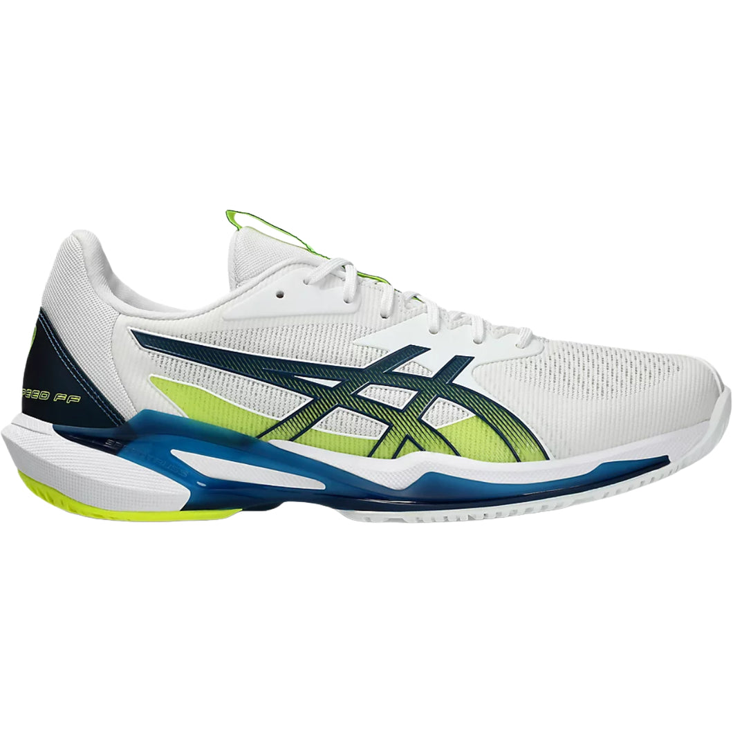 Asics Men's Solution Speed FF White/Mako Blue 102 – All About