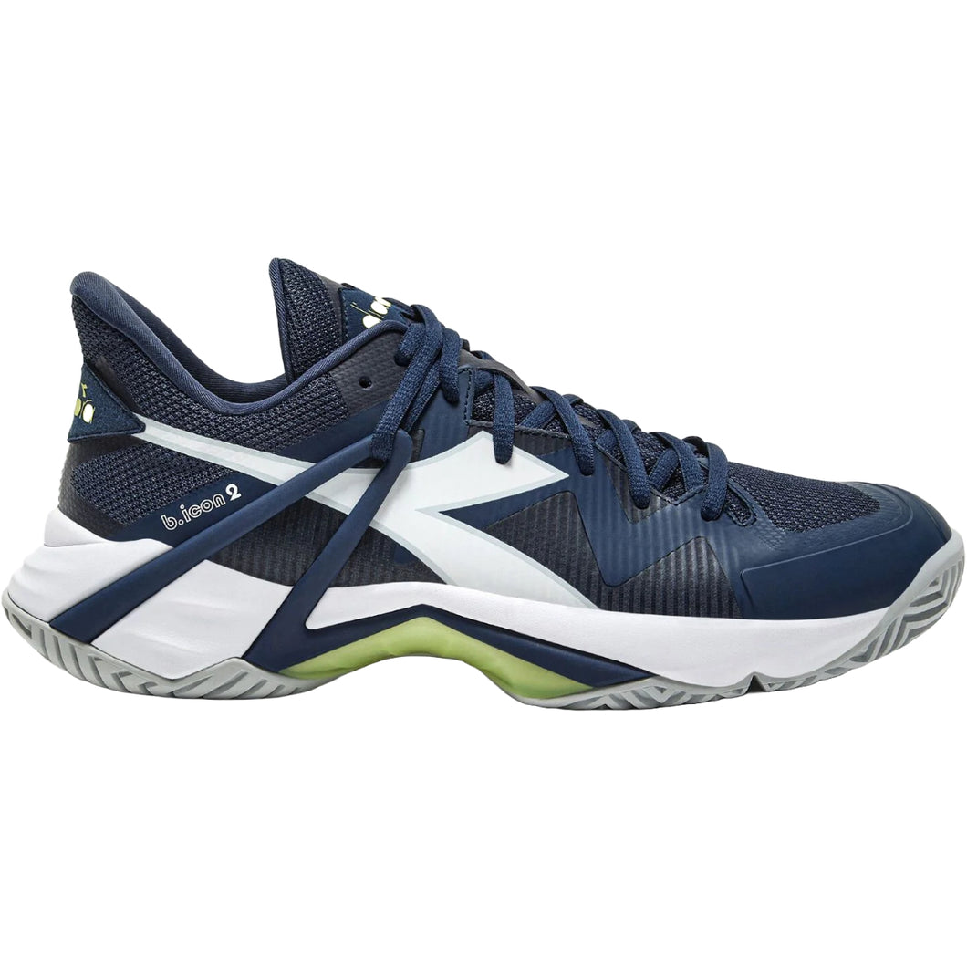 Men's Diadora B.Icon 2 AG Tennis Shoes - Pageant Blue/White